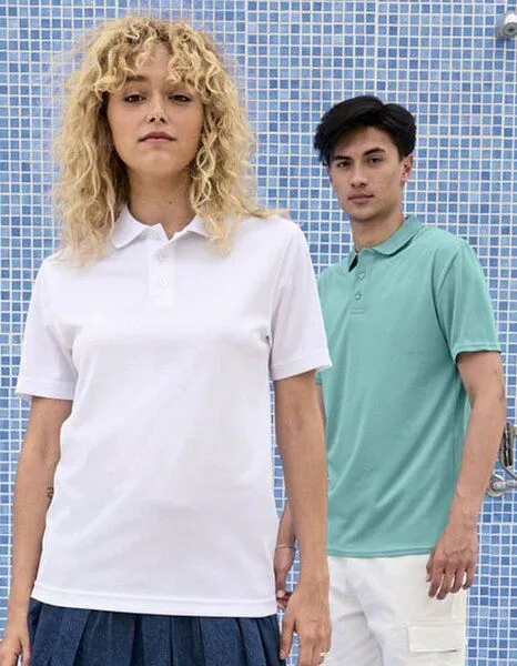 Sol's Sol's Unisex Poloshirt Sport Kurzarm, Weiss, – Produktbild 2 von 3