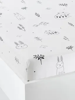 Vertbaudet Baby Spannbettlaken ZAUBERWALD – Produktbild 1 von 1