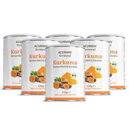 Cellavent Healthcare Fermentiertes Bio Kurkuma Pulver – Acurmin ferment 720 g / 720 Tage – Produktbild 1 von 1