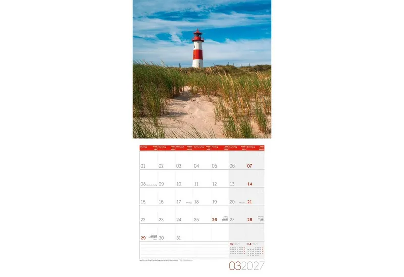 Ackermann Wandkalender Deutschland Kalender 2027 - 30x30 - Art12 – Produktbild 3 von 3
