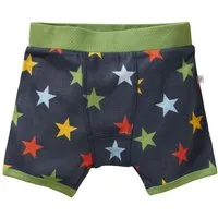 HANS NATUR Jungen Boxershorts Bio-Baumwolle Stern blau Gr. 110/116 – Produktbild 1 von 1