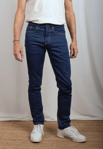 TORLAND TORLAND Slim Fit Herrenjeans BENNY, Dark wash (dunkelblau), – Produktbild 3 von 7