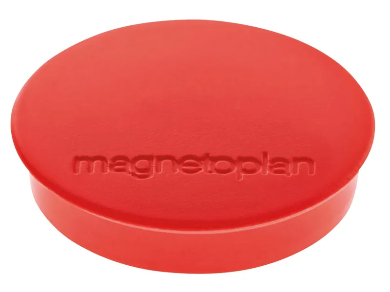 magnetoplan 10 magnetoplan Magnete 'Discofix standard' rot – Produktbild 1 von 3