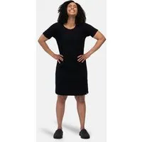 greenjama greenjama Damen Sleepshirt aus Derby-Rib, aus Bio Baumwolle und GOTS zertifiziert, Black/schwarz, – Produktbild 1 von 1