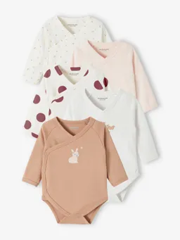 Vertbaudet 5er-Pack Baby Wickelbodys – Produktbild 1 von 1