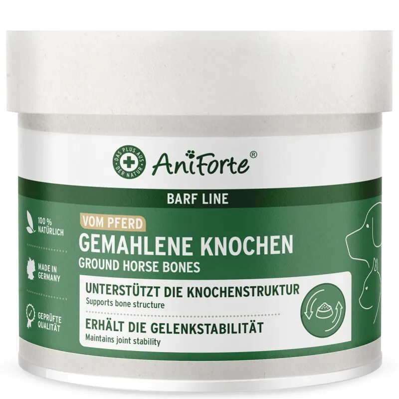 AniForte AniForte BARF-Line Gemahlene Knochen vom Pferd 500 g – Produktbild 1 von 2