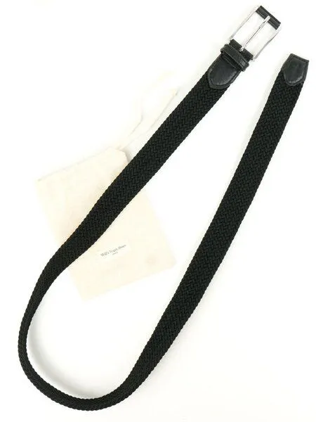 Will's Vegan Shop Will's Vegan Shop 3,5 cm Webgürtel Herren, Dunkelblau, – Produktbild 3 von 3
