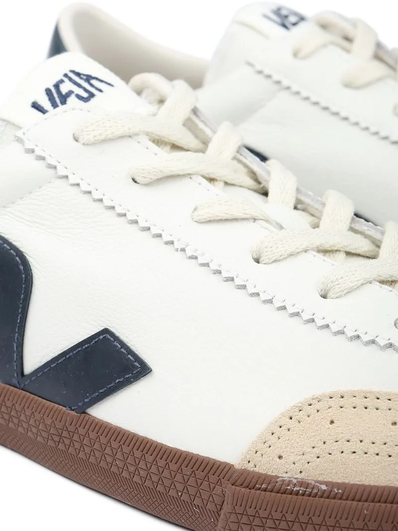 Veja Veja Herren-Sneakers Volley OT Leather White Nautico Bark – Produktbild 1 von 8