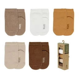 bistyle bistyle Baby-Socken Basic 5er-Pack – Kurzsocken, 0-6 Monate, zertifiziert, hoher Baumwollanteil – Produktbild 1 von 1