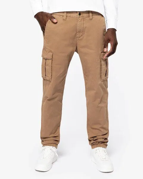 YTWOO YTWOO Herren Cargohose aus Bio-Baumwolle und Elasthan, Camel, – Produktbild 1 von 5