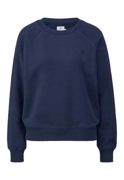 hessnatur hessnatur Sweatshirt Relaxed aus Bio-Baumwolle mit recycelter Baumwolle, Mitternachtsblau, – Produktbild 3 von 4
