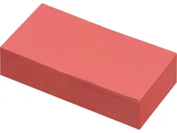 250 Blatt Moderationspapier Rechteck 10x20 rot – Produktbild 1 von 1