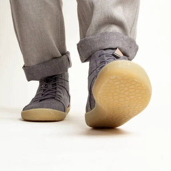 nahtur-design nahtur-design Barfußschuhe aus Bioleinen oder Loden, knöchelhoch, unisex, Wolle, – Produktbild 2 von 5