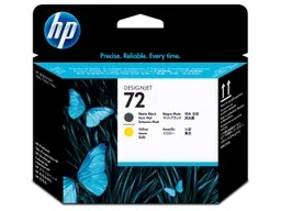 Hewlett Packard hp Druckkopf C9384A, Nr. 72 gelb, mattschwarz – Produktbild 1 von 1