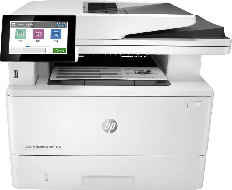 HP HP LaserJet Enterprise MFP M430f - Multifunktionsdrucker - s/w - Laser - 216 x 297 mm (Original) – Produktbild 1 von 2