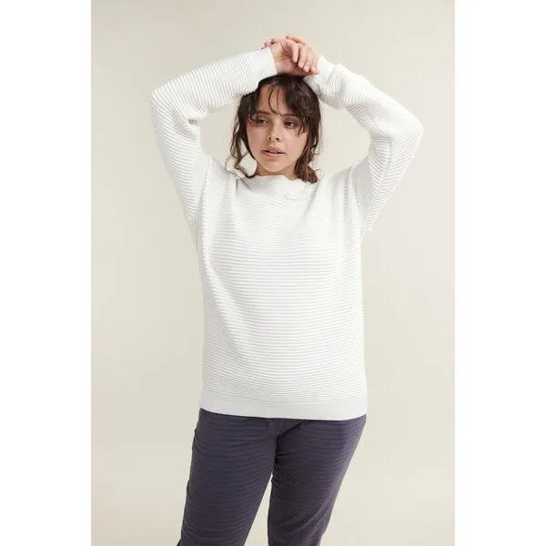 Basic Apparel Basic Apparel Strickpullover - Ista sweater organic - aus Bio-Baumwolle, Weiß (white), – Produktbild 1 von 3