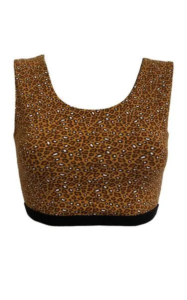 Golden Circle Clothing Golden Circle Clothing Bustier mit Biogummi, Leopard, – Produktbild 1 von 4