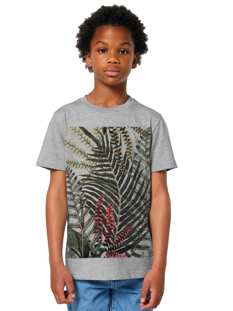FellHerz Jungle Kinder T-Shirt grey melange - 12-14 Jahre – Produktbild 1 von 1
