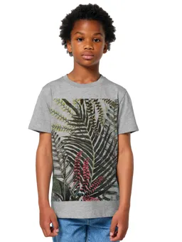 FellHerz Jungle Kinder T-Shirt grey melange - 12-14 Jahre – Produktbild 1 von 1