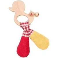 Efie Efie Greifling rot/gelb, Holz Ente – Produktbild 1 von 1