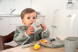 Lässig Lässig Lätzchen Little Forest, Fuchs, (Set, 2-St), langärmelig, mit integriertem Auffangschutz, PETA-approved vegan – Produktbild 1 von 1