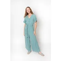 Zerum Ecovero Jumpsuit Modell: Thea, Mineral blue, – Produktbild 1 von 1