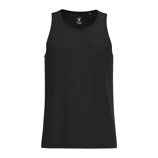 YTWOO YTWOO Slim Fit Herren Tanktop, Schwarz, – Produktbild 1 von 2