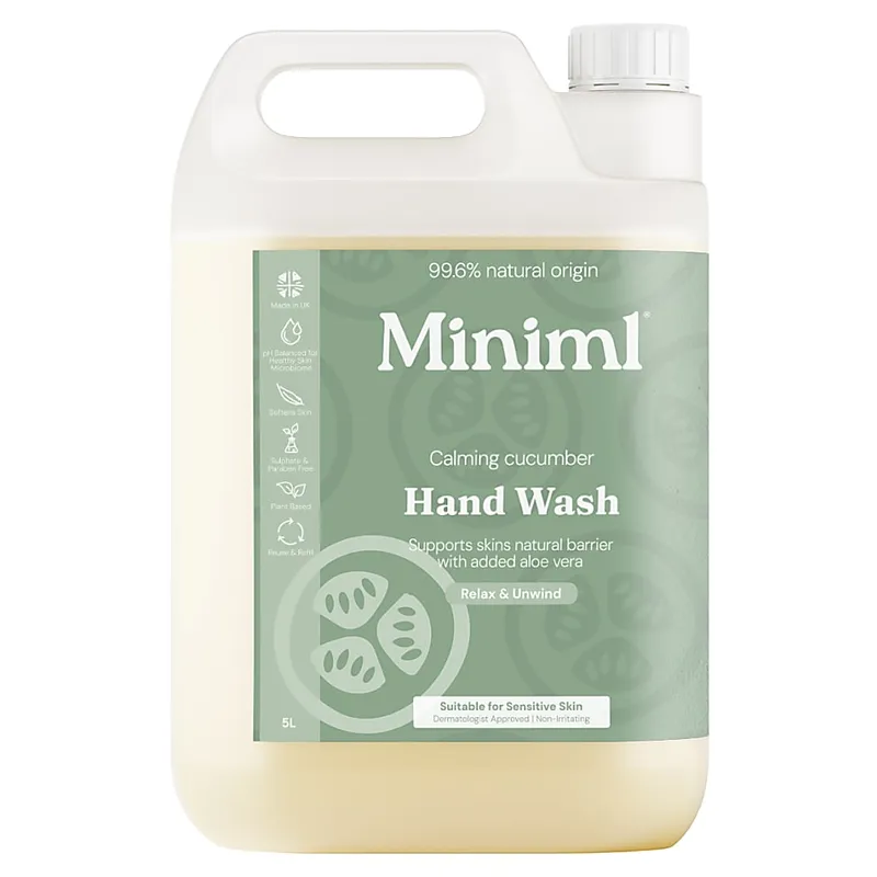 Miniml Miniml Handseife Gurke & Aloe Vera - 5L Nachfüllpackung – Produktbild 1 von 1