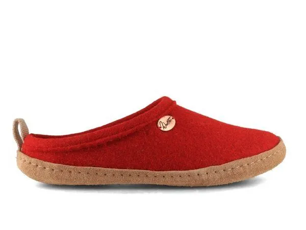 WoolFit WoolFit Tundra - Nachhaltige Hausschuhe für Damen und Herren, Rot, – Produktbild 4 von 4