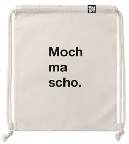 Gary Mash GARY MASH Gym Bag Moch ma scho. aus extra robuster Biobaumwolle – Produktbild 1 von 1