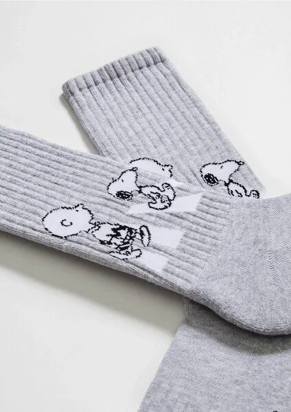 BeSocks BeSocks Bio-Tennissocken - Snoopy Walk Street – Produktbild 3 von 3