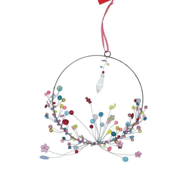 Just Be Just Be Fensterschmuck Perlenkreis Bunt mit Kristall – Produktbild 1 von 1