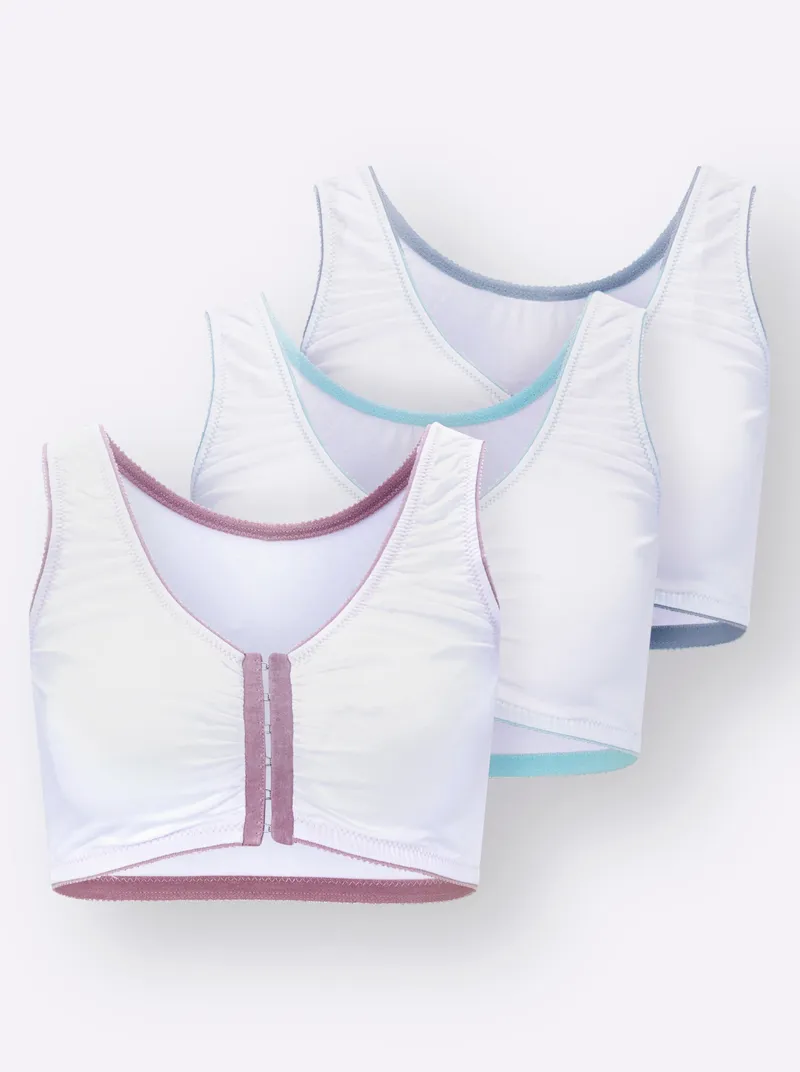 wäschepur Bustier, 3x weiß, – Produktbild 1 von 3
