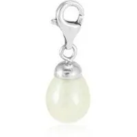 pakilia pakilia Silber Charm-Anhänger Perlentropfen Fair-Trade und handmade – Produktbild 1 von 1