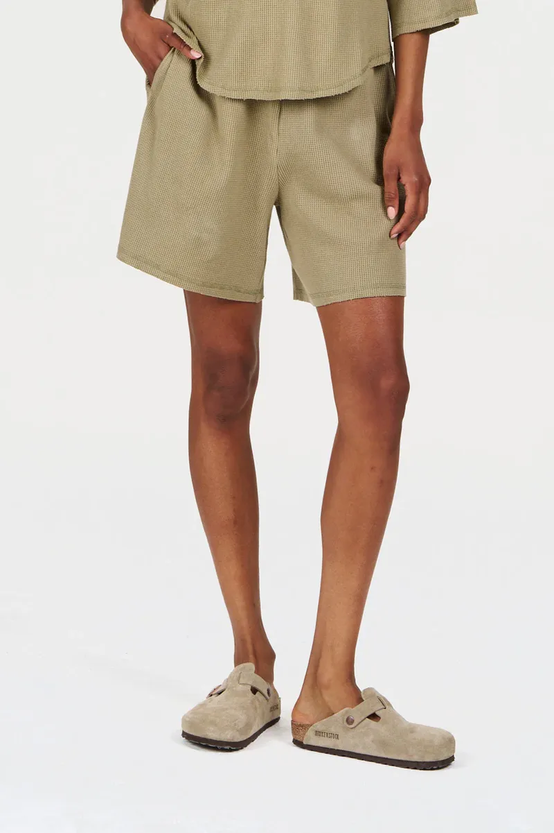 KOMODO KOMODO Damen vegan Shorts Marlie Salbei Grün, Hellgrün, – Produktbild 2 von 2
