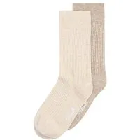 MELA MELA Gerippte Socken 2 Paare aus 100% Bio-Baumwolle – Produktbild 1 von 1