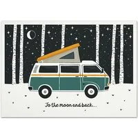 Tell Me Postkarte To The Moon And Back – Produktbild 1 von 1