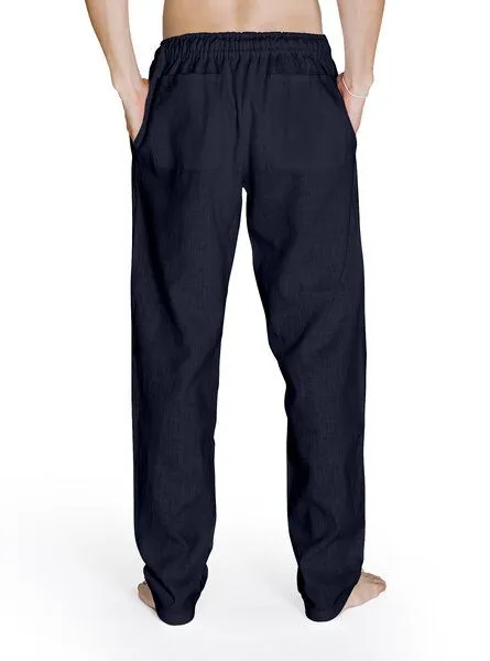 SCHAZAD Leinenhose CHINO von SCHAZAD, Blau, – Produktbild 3 von 3