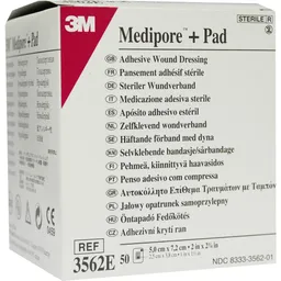 Solventum Germany MEDIPORE Plus Pad 3562E steriler Wundverband 50 St Verband – Produktbild 1 von 1