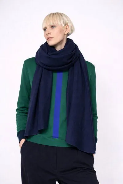 ein garten Studios ein garten Studios XXL Schal / VEGAN, Dark blue, – Produktbild 1 von 3