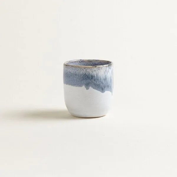 onomao onomao Becher - Traditionell, Graublau dipped, – Produktbild 1 von 4
