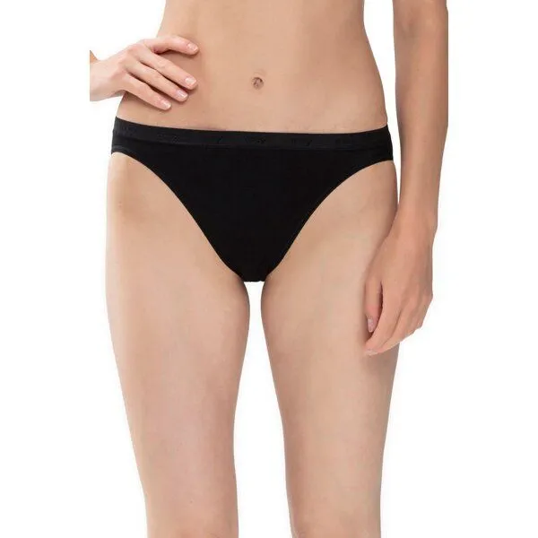 mey 2x Damen Mini-Slip Mey Best Of PIMA Baumwolle, Schwarz, – Produktbild 1 von 2
