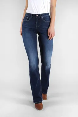 Kuyichi Kuyichi Damen vegan Jeans Bootcut Amy Herbal Deep Blue – Produktbild 1 von 1