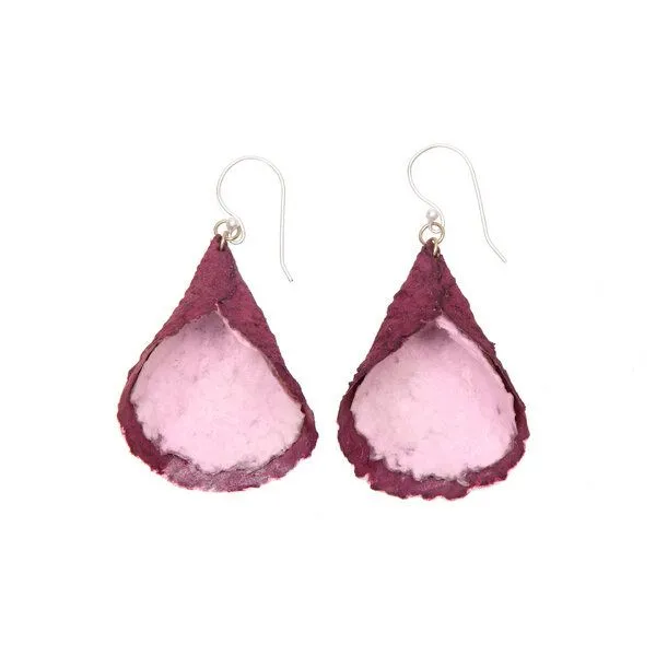 Sundara Sundara Ohrringe GIA, Pflaume/Rosé, Lila, – Produktbild 1 von 2