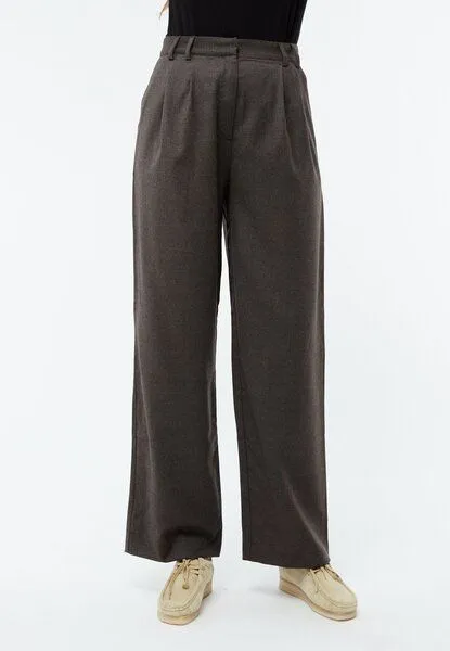 Givn Berlin Givn Berlin Hose GBLIZ aus Wolle mit weitem Bein, Grey, – Produktbild 2 von 3
