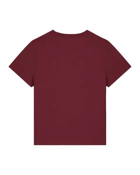 watapparel watapparel T-Shirt Frauen Poppy Flowers, Burgundy, – Produktbild 4 von 4