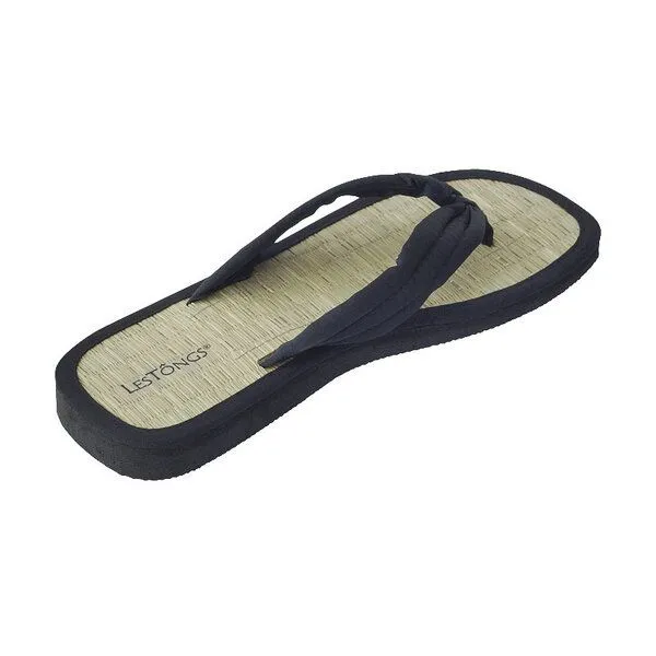 Les Tôngs Les Tôngs Juncus-S Zimtlatschen – Flip Flops, Schwarz, – Produktbild 3 von 4