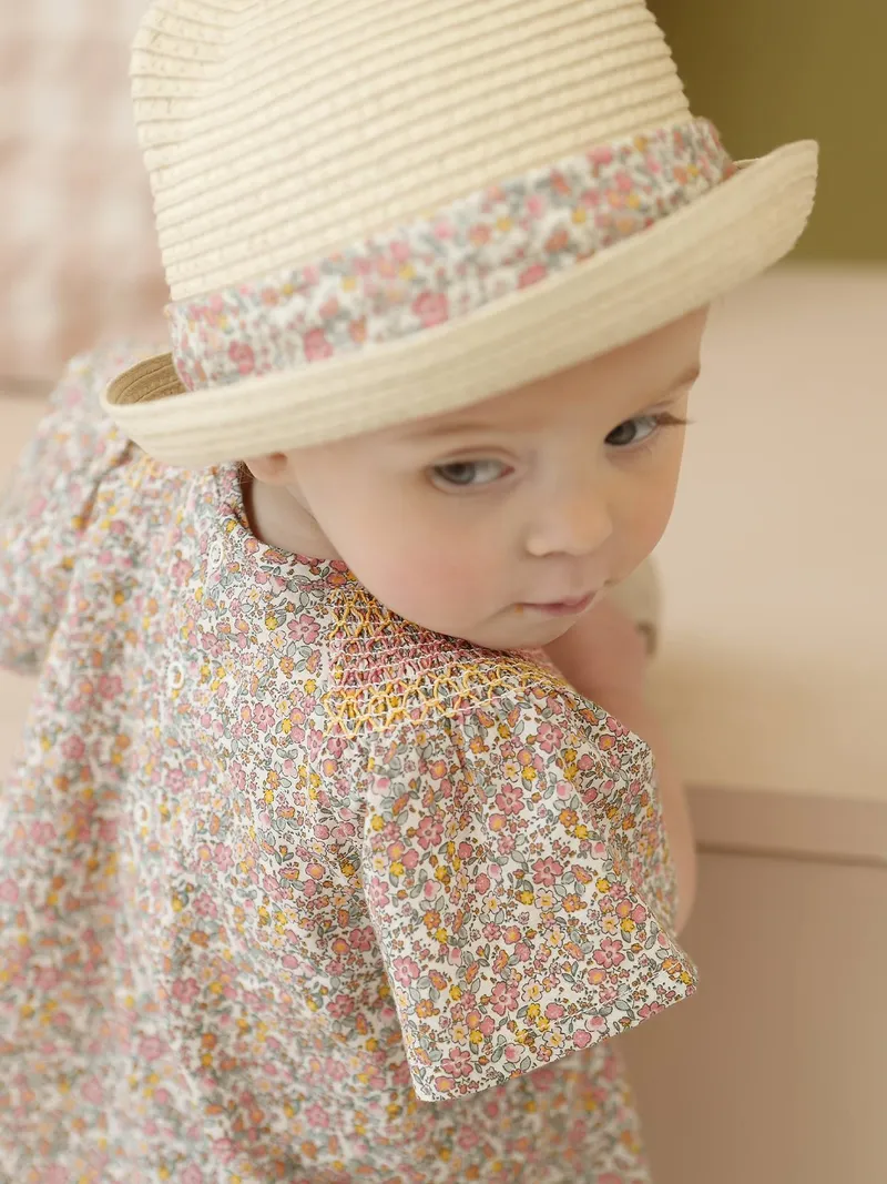 Vertbaudet Baby Strohhut mit 3D-Ohren, Sandfarben, – Produktbild 4 von 4