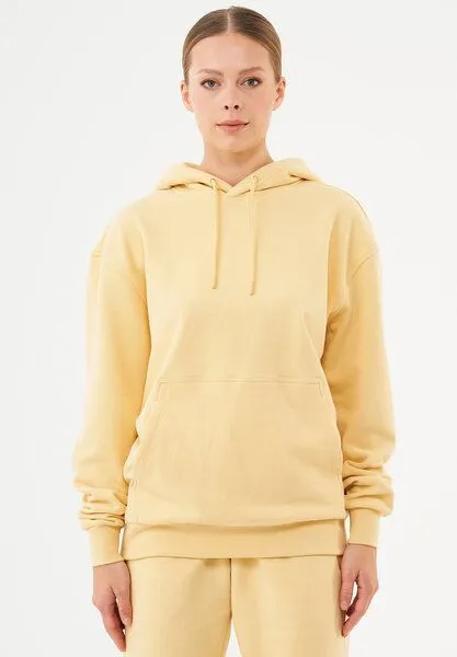 ORGANICATION ORGANICATION ESSENTIALS-HALKI-Unisex Soft Touch Hoodie aus Bio-Baumwolle, Soft yellow, – Produktbild 1 von 3