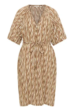 Tranquillo Kleid Saraah aus EcoVero™ Viskose - sand batik / 38 – Produktbild 1 von 1